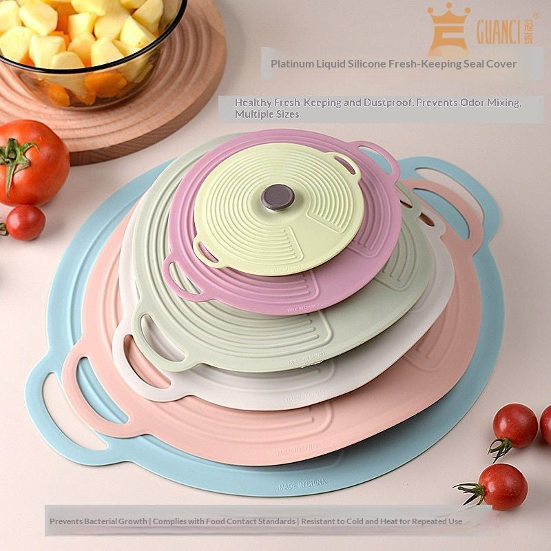 Food-Grade Silicone Stretch Lids – Airtight Reusable Bowl & Container Covers