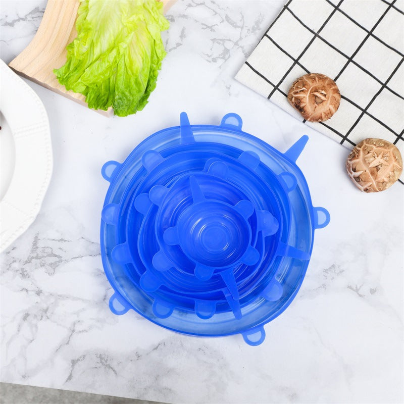 Silicone Stretch Lids – Airtight Food Covers for Bowls, Pots & Containers