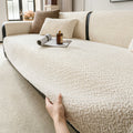 Chenille Sofa Cover & Cushion Pad — Anti-Slip, All-Season Comfort for Your Living Room